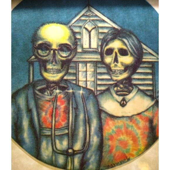 Grateful Dead Gothic Zombie Husband Wife Original Car Window Decal Vintage - Picture 1 of 5